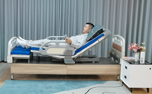 护理床起背曲腿