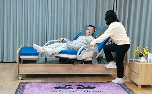 半自动护理床
