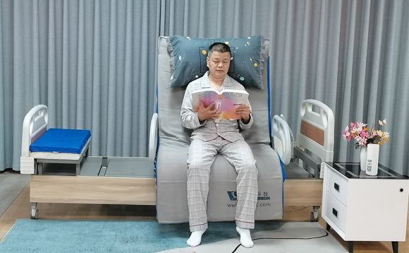 护理床坐立
