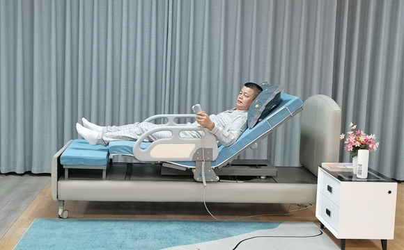 护理床起背曲腿